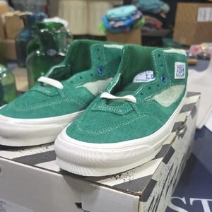 Mens OG Half Cab Lx Size 10.5 Hairy Suede/Green New